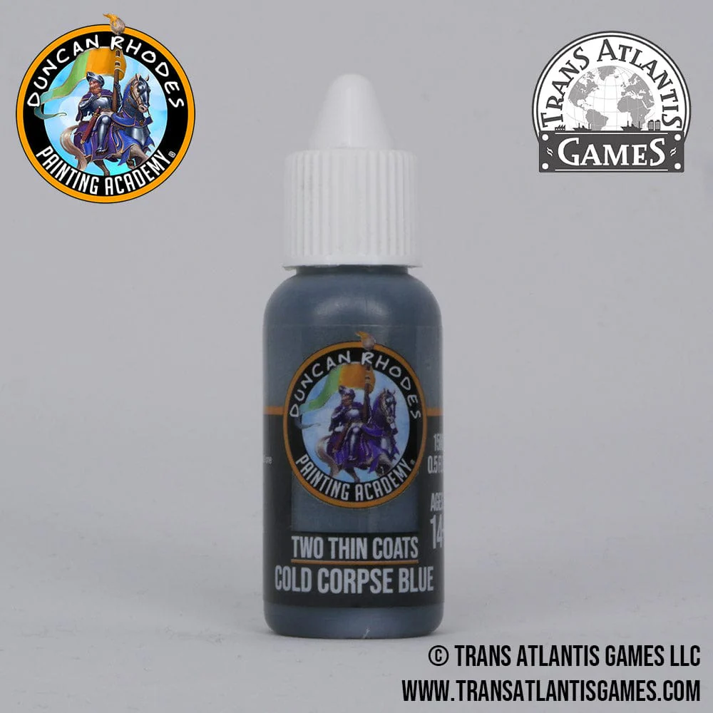 Two Thin Coats by Duncan Rhodes 15ml - Cold Corpse Blue
