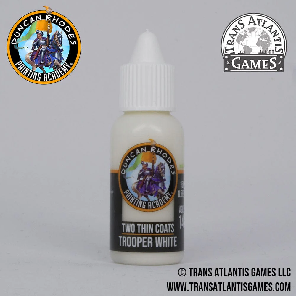 Two Thin Coats by Duncan Rhodes 15ml - Trooper White