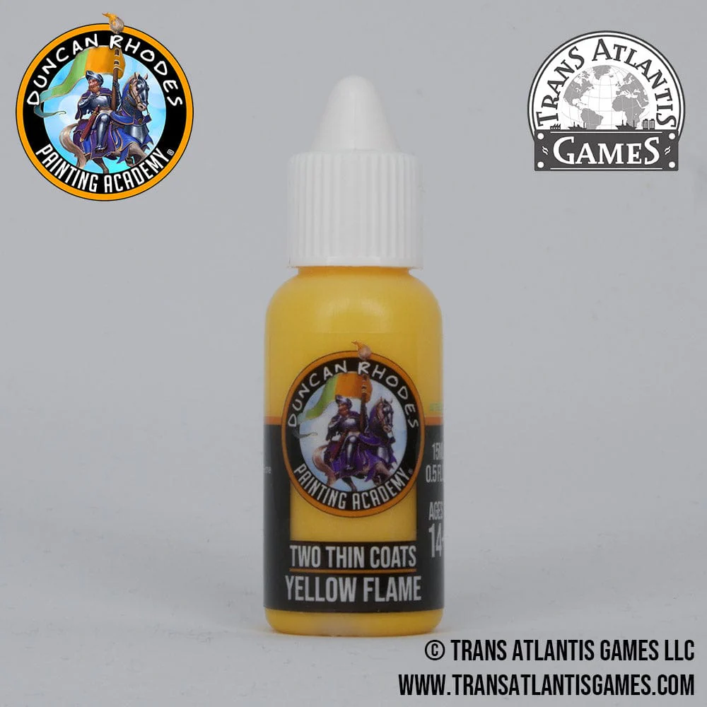 Two Thin Coats by Duncan Rhodes 15ml - Yellow Flame
