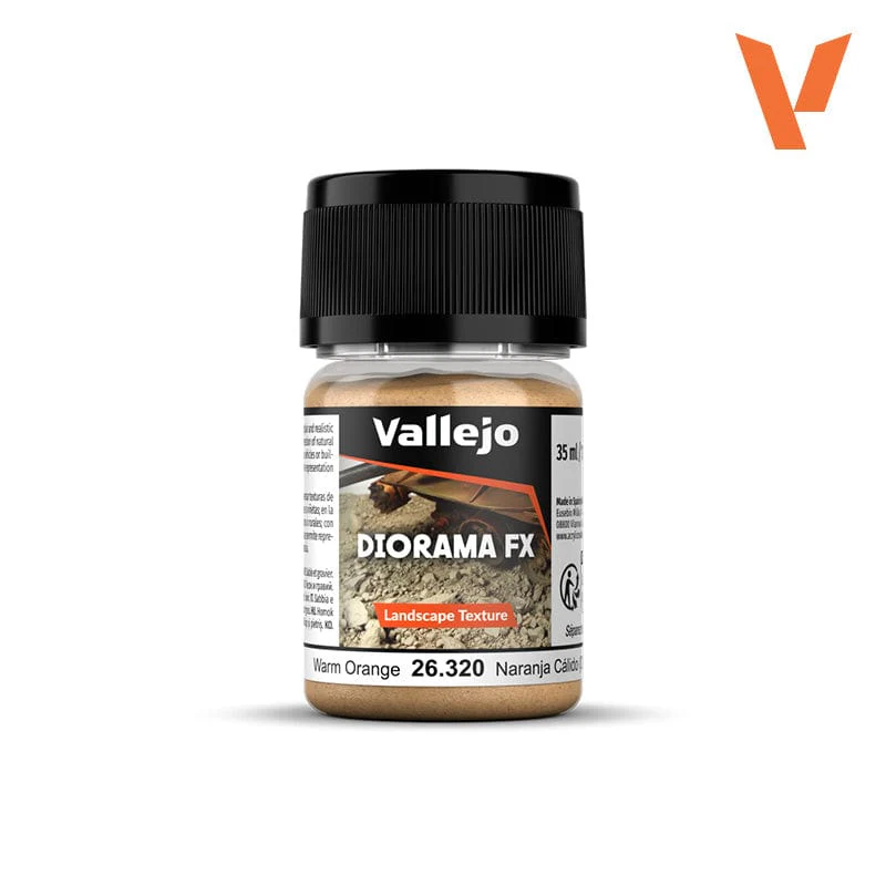 Vallejo Diorama Effects 35ml - Warm Orange Texture 0.1-1mm