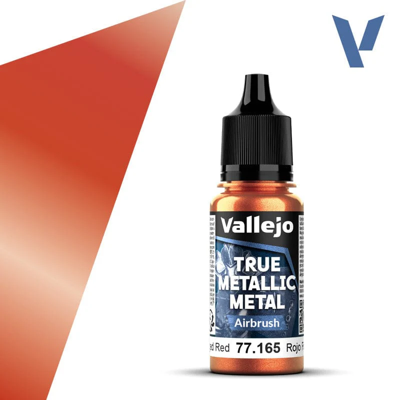 Vallejo True Metallic Metal 18ml - Airbrush Forged Red