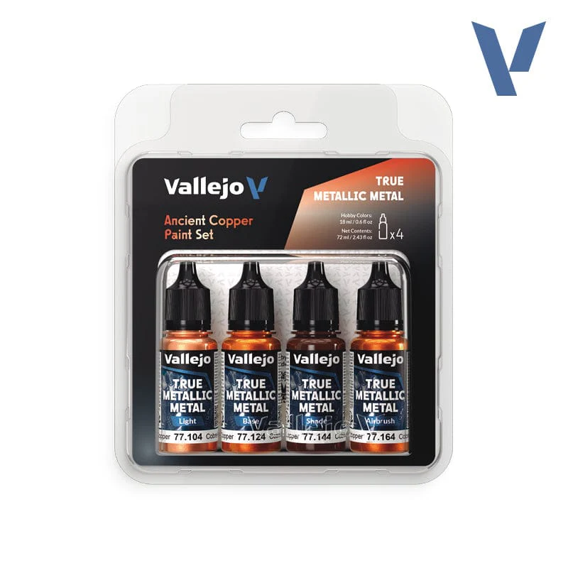 Vallejo True Metallic Metal Set - Ancient Copper