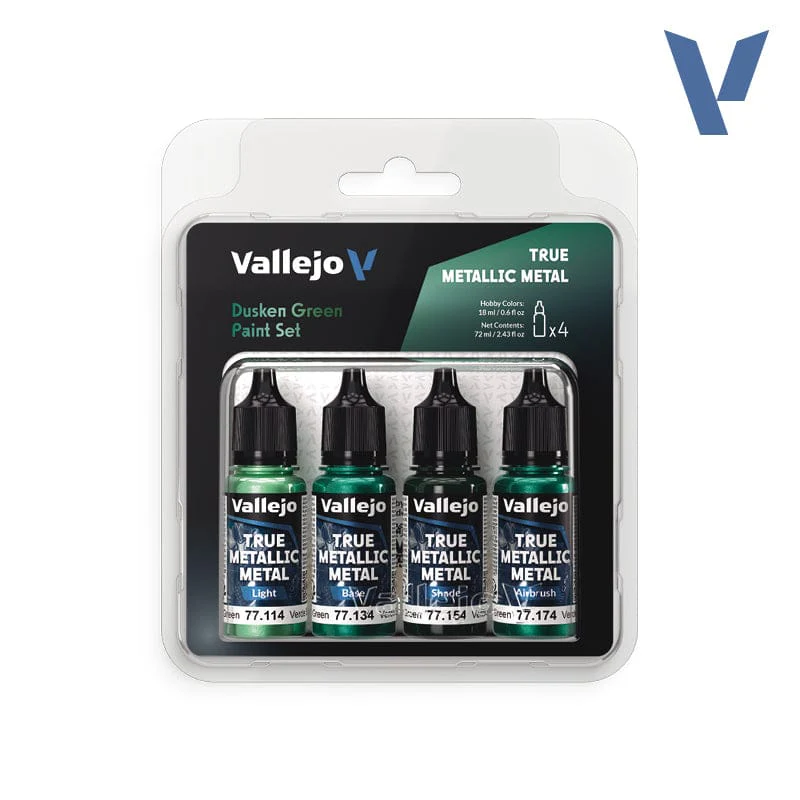 Vallejo True Metallic Metal Set - Dusken Green