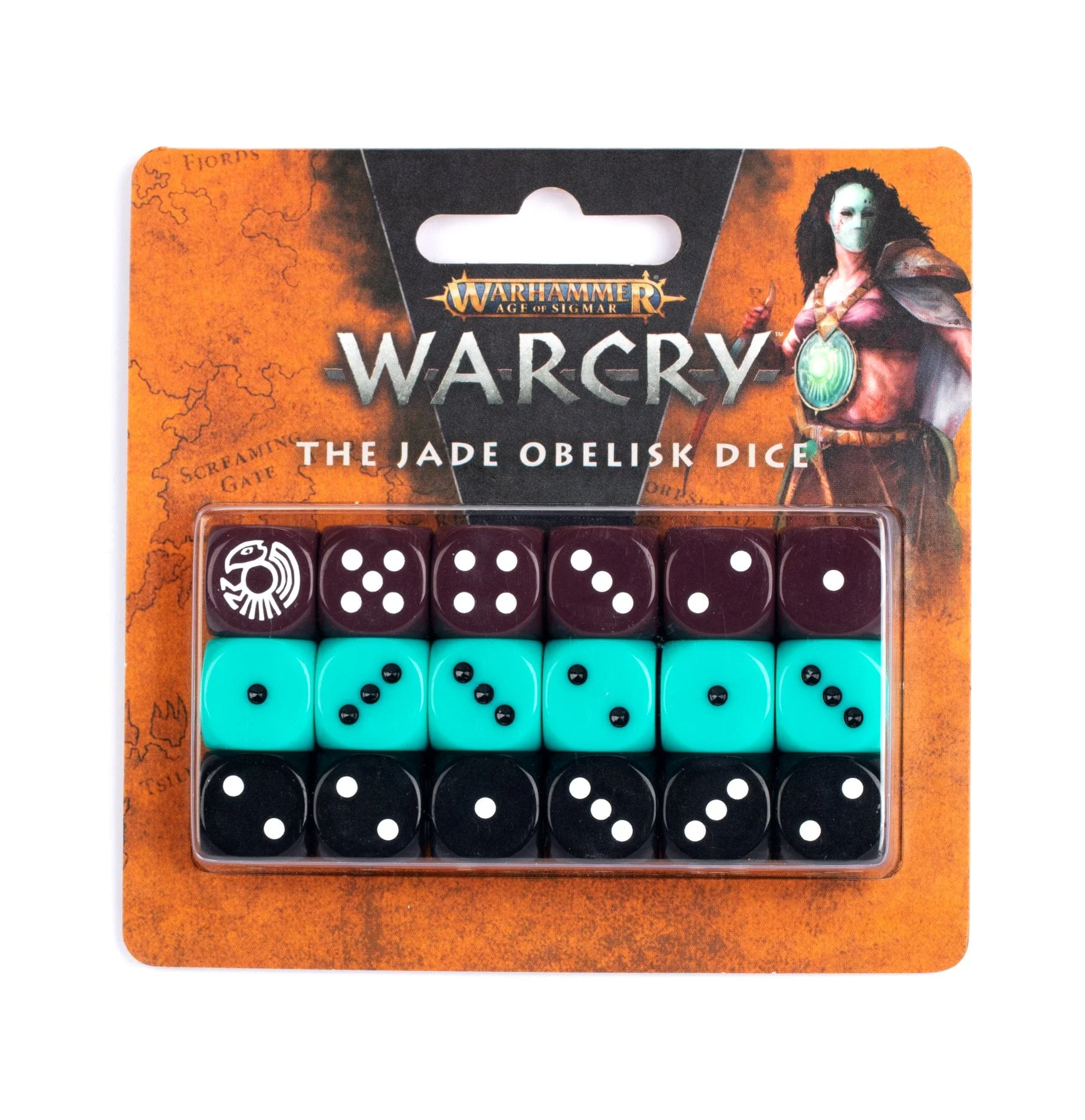 Warcry: The Jade Obelisk dice set